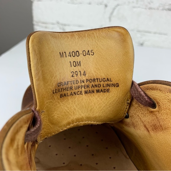 Samuel Hubbard Chukka Boot-Up Saddle Tan Leather Laced Boots 10M